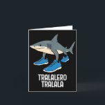 Carte Tralalero Tralala Cerveau Italien Rigolo Drôle Mèm<br><div class="desc">Tralalero Tralala Cerveau Italien Rigolo Drôle Mème</div>