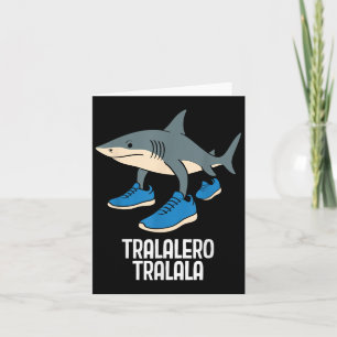 Carte Tralalero Tralala Italien Brainrot Drôle Mème 