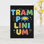 Carte Trampolinium (Fleur jaune)