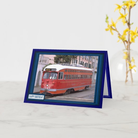 Carte Tramway de ville classique (Fleur jaune)