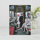 Carte Tramway Fischer - Copenhague (Debout devant)