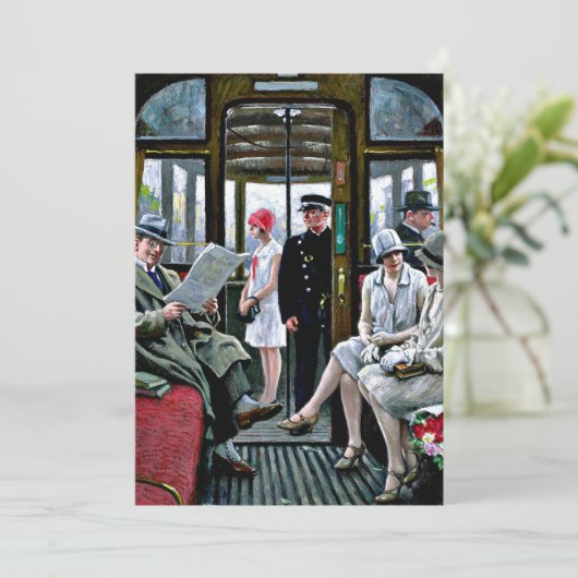 Carte Tramway Fischer - Copenhague (Debout devant)