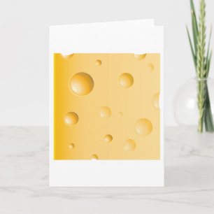Carte Tranche de Gruyère jaune Fromage Suisse