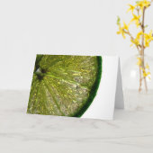 Carte Tranche enduite de chaux de sucre (Fleur jaune)