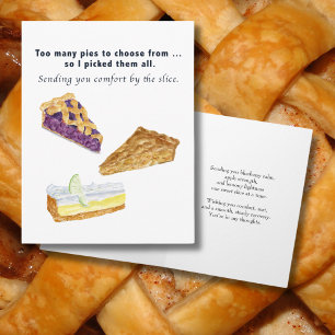 Carte Tranches De Tarte De Récupération Après Chirurgie