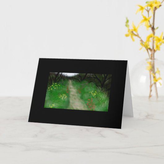 Carte Tranquilité (Fleur jaune)