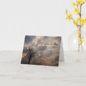 Carte Tranquilité tôt d'hiver (Fleur jaune)