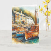 Carte Tranquille (Fleur jaune)