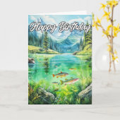 Carte Tranquille Fin Été Jour Sur L'Étang (Fleur jaune)