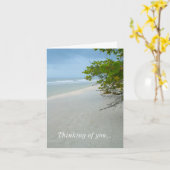 Carte Tranquillité sur l'île de Sanibel (Fleur jaune)