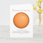 Carte Transit de Vénus - 2012 (Fleur jaune)