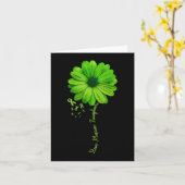 Carte Transplantation de la moelle osseuse Survivant de (Fleur jaune)