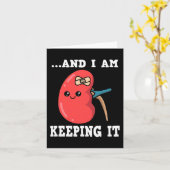 Carte Transplanter Rein Donateur Maladie rénale 3 (Fleur jaune)