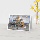 Carte Transport de Thanksgiving (Fleur jaune)