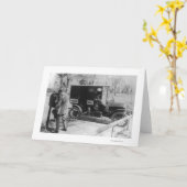 Carte Transporteur de courrier avec "United Mail" Automo (Fleur jaune)