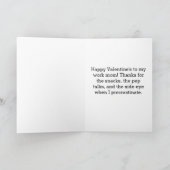 Carte Travail amusant Maman Saint Valentin (Intérieur)