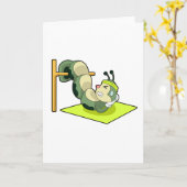 Carte Travail de fitness Caterpillar ABS (Fleur jaune)