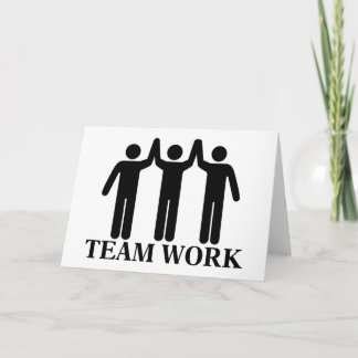 Carte Travail d'équipe