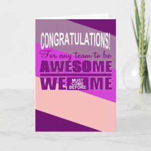 Carte Travail d'équipe