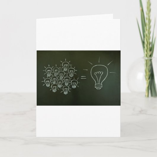 Carte Travail d'équipe concept.jpg d'ampoules (Devant)