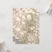 Carte Travail numérique Abstrait 5 (Devant/Arrière en situation)