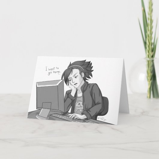 Carte Travail sans esprit (Devant)