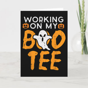 Carte Travail sur mon Boo Tee Gym Fun Yoga Pilates Fitne