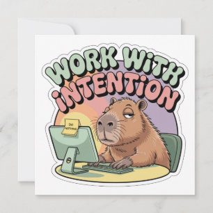 Carte Travailler avec Intention