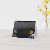 Carte Travailler dans le chariot (Fleur jaune)