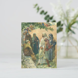 Carte Travailler le jour du sabbat, religion vintage