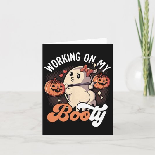 Carte Travailler sur mon cul (Devant)