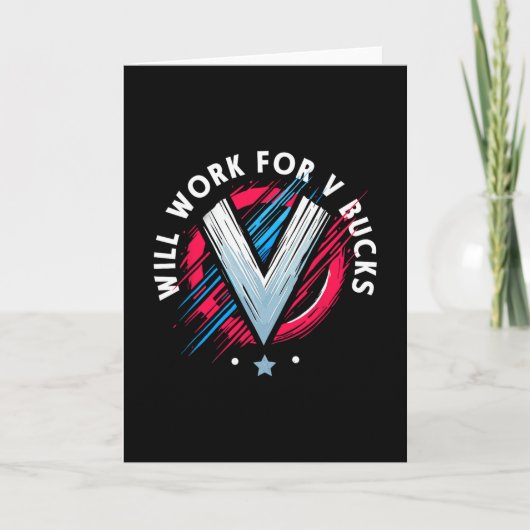 Carte Travaillera pour des V Bucks 1 (Devant)
