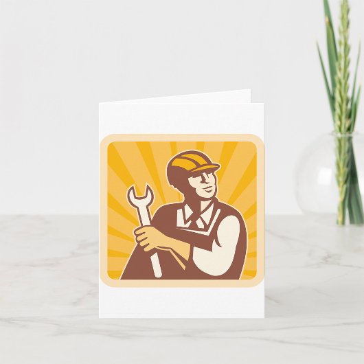 Carte Travailleur avec une clé