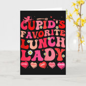 Carte Travailleur de cafétéria de la Saint-Valentin préf (Fleur jaune)
