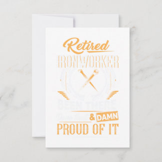 Carte Travailleur de fer retraité