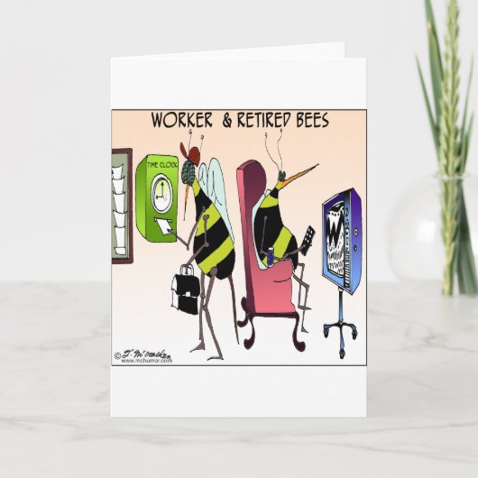 Carte Travailleur et abeille retirée (Devant)