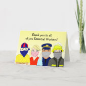 Carte Travailleurs Mercis essentiels (Devant)