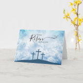 Carte Traverse Pâques (Fleur jaune)