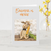 CARTE **TRAVERSER LES MILES** À PÂQUES (Fleur jaune)