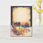 Carte Treasure Island © (Fleur jaune)