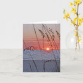 Carte Treasure Island Sunset Note (Fleur jaune)