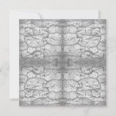 Carte Tree Bark Black And White Photo Closeup Pattern    (Dos)