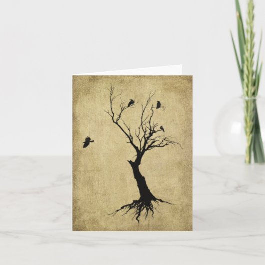 Carte Tree Crows- Prim Lil' (Devant)