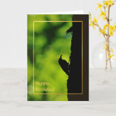 Carte Treecreeper européen (Fleur jaune)