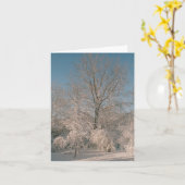Carte Trees et Snow Notecards (Fleur jaune)