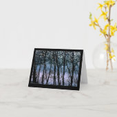 Carte Trees et Sun Sparkles (Fleur jaune)