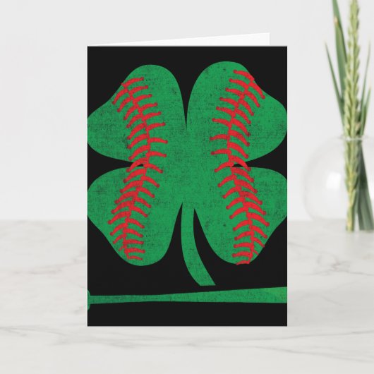 Carte Trèfle Bysebyll Saint-Patrick Vintage Style 1 (Devant)