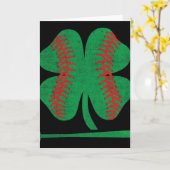 Carte Trèfle Bysebyll Saint-Patrick Vintage Style 1 (Fleur jaune)