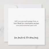 Carte Trèfle de serpent chanceux Tout le jour des serpen (Dos)