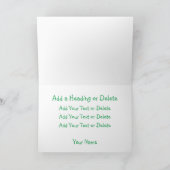 Carte Trèfle d'Irlande Minimal Tout Usage AMOUR (Intérieur)